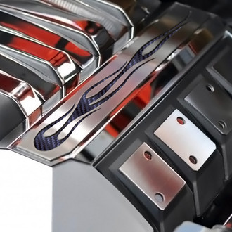 ACC® - Polished Fuel Rail Covers with True Flame Insert