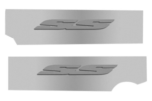 American Car Craft® - Non-Illuminated Polished Fuel Rail Covers with Etched SS Logo