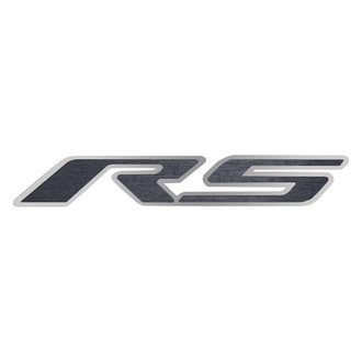 ACC® - GM Licensed Series Brushed Hood Emblem with Brushed Black Solid RS Logo