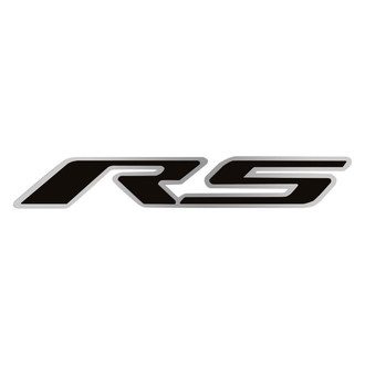 ACC® - GM Licensed Series Brushed Hood Emblem with Black Solid RS Logo
