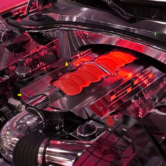 ACC® - Red Illuminated Polished Plenum Cover