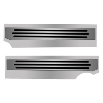 ACC® - Polished Fuel Rail Covers with Ribbed Logo