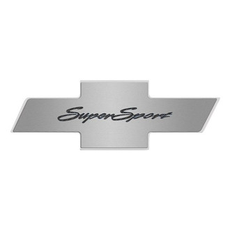 ACC® - "Bowtie" Brushed Hood Panel Badge with Super Sport Logo