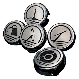 ACC® - Brushed Black Solid Cap Cover Set