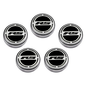 ACC® - Brushed Cap Cover Set with Black Solid RS Logo