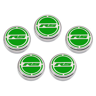 ACC® - Brushed Cap Cover Set with Synergy Green Solid RS Logo