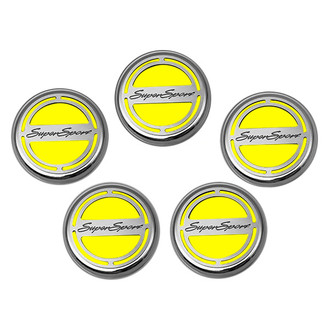 ACC® - Brushed Yellow Solid Cap Cover Set with Super Sport Logo