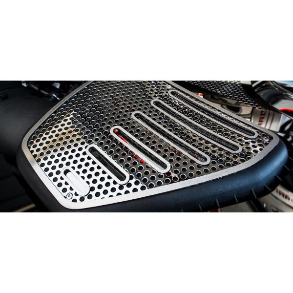 American Car Craft® - Plain Style Brushed Air Box Filter Cover
