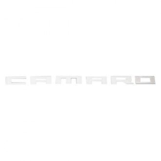 /"Z28/"Polished Metal 3D Decal Silver Emblem Exterior Sticker For Chevrolet Camaro