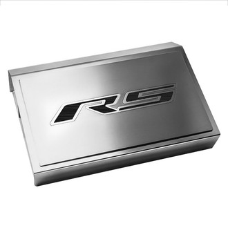 ACC® - Brushed Fuse Box Plate with Brushed Black Solid RS Logo