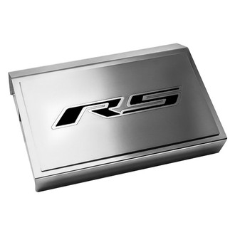ACC® - Brushed Fuse Box Plate with Black Solid RS Logo