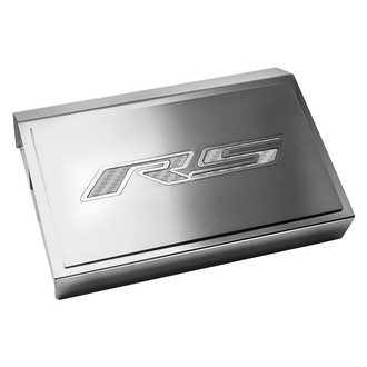 ACC® - Brushed Fuse Box Plate with White Carbon Fiber RS Logo