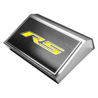 ACC® - Polished Fuse Box Plate with Yellow Solid RS Logo