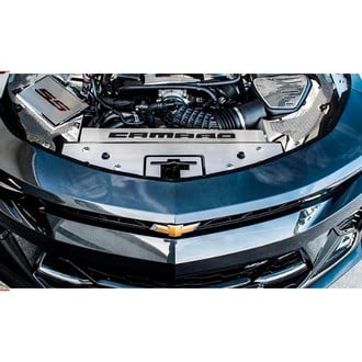ACC® - GM Licensed Series Non-Illuminated Front Header Plate with Camaro Logo
