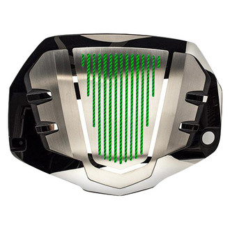 ACC® - Polished/Brushed Engine Shroud Cover with Carbon Fiber Inlay