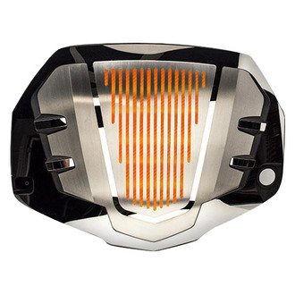 ACC® - Polished/Brushed Engine Shroud Cover with Carbon Fiber Inlay
