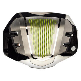 ACC® - Polished/Brushed Engine Shroud Cover with Carbon Fiber Inlay