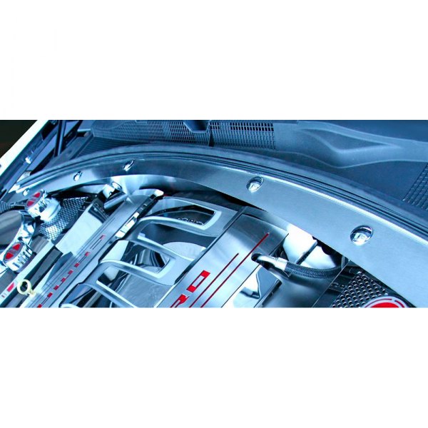 American Car Craft® - Non-Illuminated Polished Wiper Cowl Trim Kit