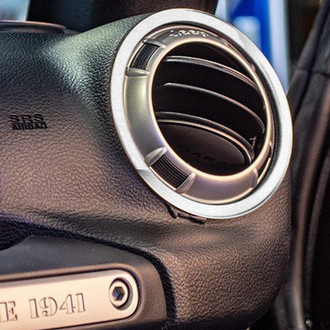 ACC® - Brushed Front A/C Trim Rings