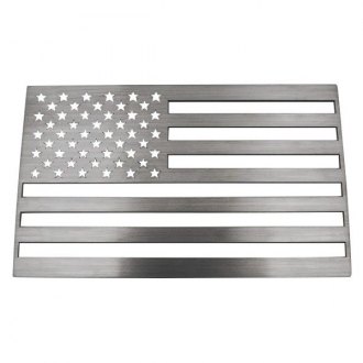 pokerweights American Flag Metal Auto Emblem US Shaped 