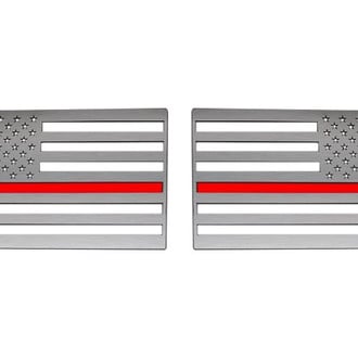 ACC® - "American Flag" Polished Driver Side Emblem