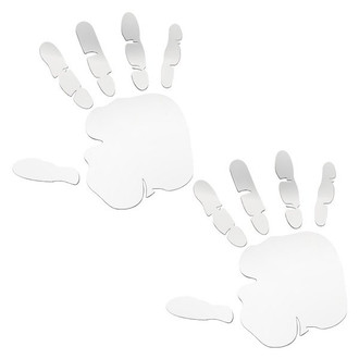ACC® - "Wave Hand" Polished Side Mirror Emblems