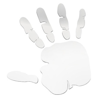 ACC® - "Wave Hand" Polished Side Mirror Emblem