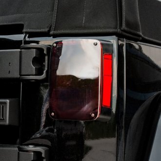 Jeep Wrangler Light Covers | Clear, Smoke, Urethane, Acrylic