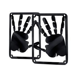 ACC® - Wave Hand Style Black Tail Light Covers