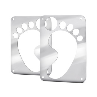 ACC® - Footprint Style Brushed Tail Light Covers