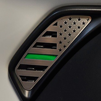 ACC® - Polished Side Vent Accents Flag