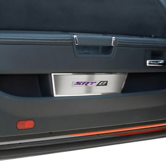 ACC® - MOPAR Licensed Brushed Door Badge Plates with Purple SRT8 Logo