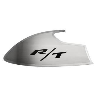 ACC® - Brushed Door Badge Plates with Brushed Black RT Logo