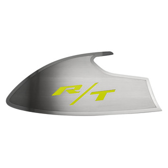 ACC® - Brushed Door Badge Plates with Sublime Green RT Logo