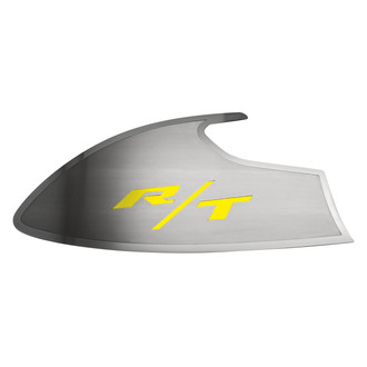 ACC® - Brushed Door Badge Plates with Yellow RT Logo