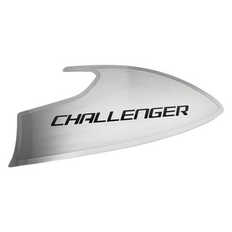 ACC® - Brushed Door Badge Plates with Brushed Black Challenger Logo