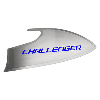 ACC® - Brushed Door Badge Plates with Dark Blue Challenger Logo