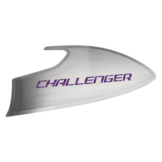 ACC® - Brushed Door Badge Plates with Purple Challenger Logo