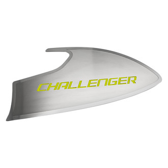 ACC® - Brushed Door Badge Plates with Sublime Green Challenger Logo