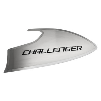 ACC® - Brushed Door Badge Plates with Black Challenger Logo