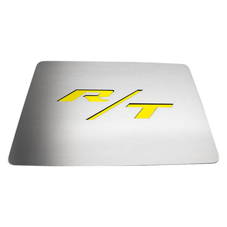 ACC® - Brushed Fuse Box Cover Top Plate with Yellow Solid R/T Logo