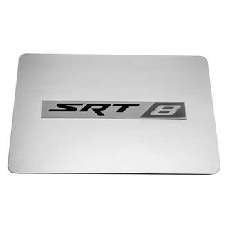 ACC® - Brushed Fuse Box Cover Top Plate with Brushed Black Solid SRT8 Logo