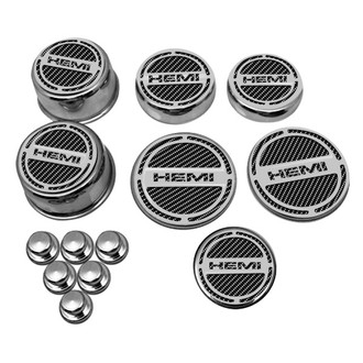 ACC® - Chrome Cap Cover Set with HEMI Logo