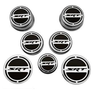 ACC® - Chrome Cap Cover Set with SRT Logo