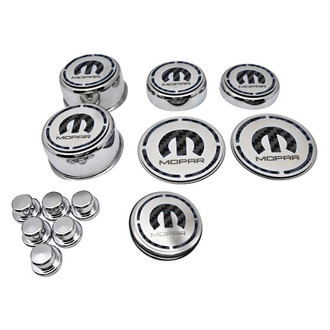 ACC® - Polished Cap Cover Set with MOPAR M Logo