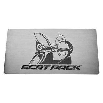 ACC® - Brushed Fuse Box Cover Top Plate with SuperBee Logo