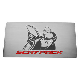 ACC® - Brushed Fuse Box Cover Top Plate with Red Carbon Fiber SuperBee Logo