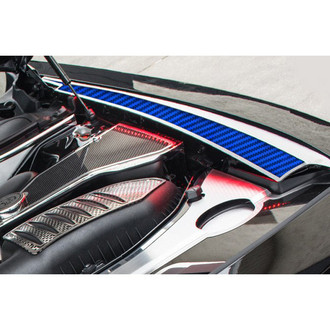 ACC® - Blue Illuminated Carbon Fiber Fender Caps