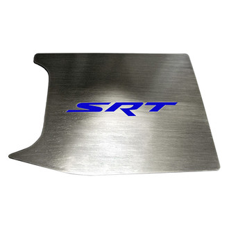 ACC® - Brushed Anti Lock Brake Cover Top Plate with Dark Blue Solid SRT Logo