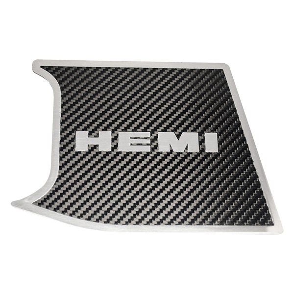 American Car Craft® - MOPAR Licensed Series Carbon Fiber Anti Lock Brake Cover Top Plate with HEMI Logo